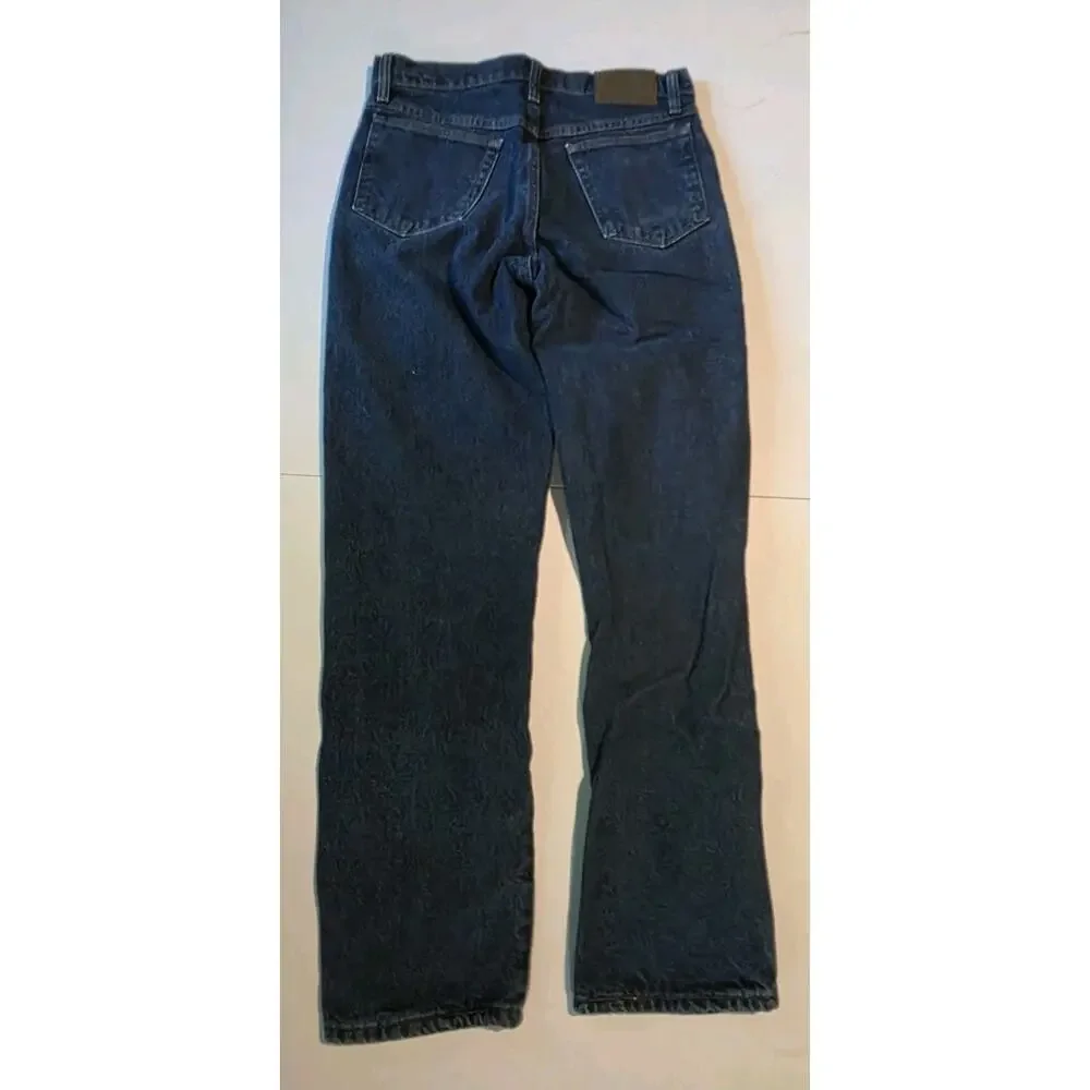 Cabelas Mens Jeans Fleece Lined Blue 30x32 Workwear
